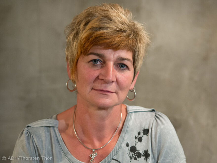 018-bs-hochwasser-okt-18 Ute Windberg war während der Evakuierung an ihrem Arbeitsplatz untergebracht