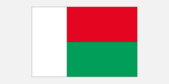 Flagge von Madagaskar