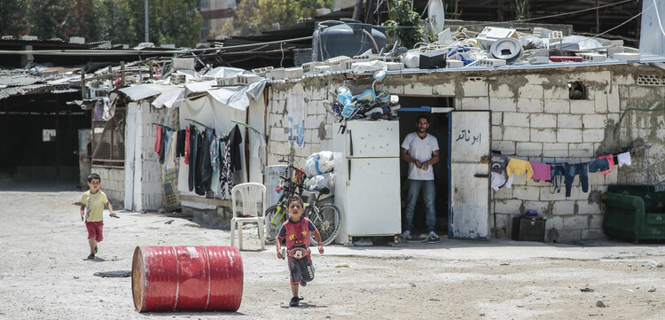Kinder in einem Flüchtlingscamp im Libanon, Archivbild Kinder in einem Flüchtlingscamp im Libanon, Archivbild