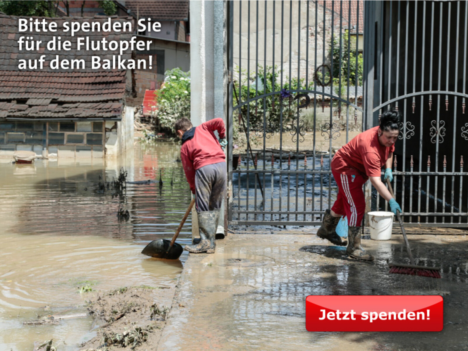 Bitte spenden Sie für die Flutopfer auf dem Balkan!