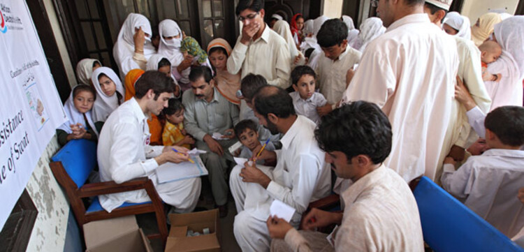 Flut Pakistan: Mobile Klinik der Malteser Flut Pakistan: Mobile Klinik der Malteser
