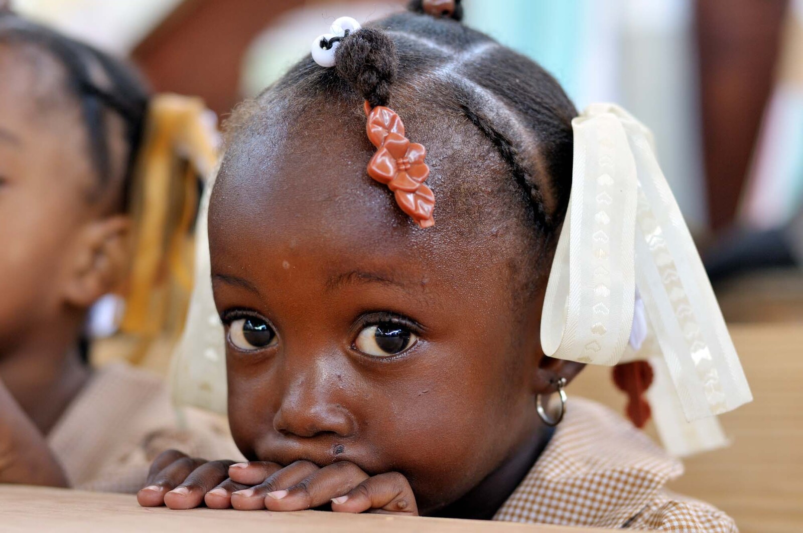 Kleines haitianisches Mädchen