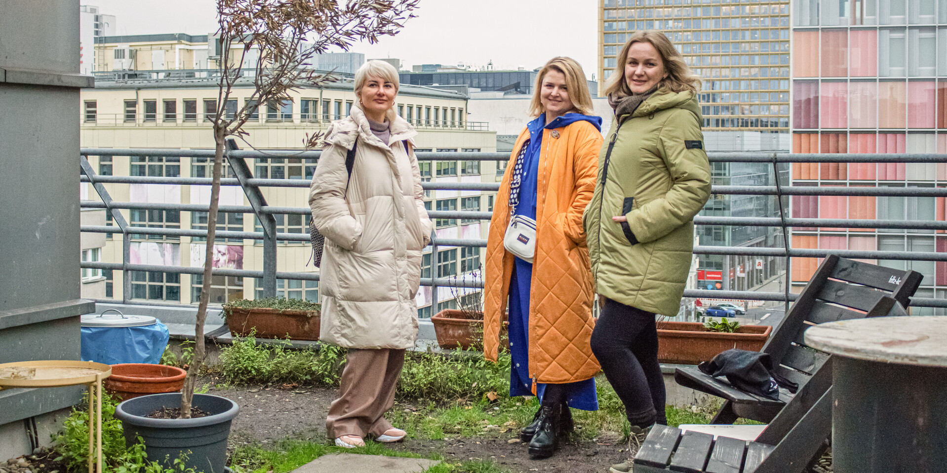 Olessia, Maryna und Olga sind aus der Ukraine geflohen Olessia, Maryna und Olga sind aus der Ukraine geflohen
