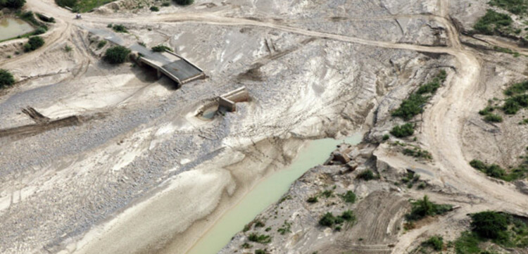 Flut Pakistan: Blick auf überflutete Gebiete im Süden am 31.08.2010 Flut Pakistan: Blick auf überflutete Gebiete im Süden am 31.08.2010