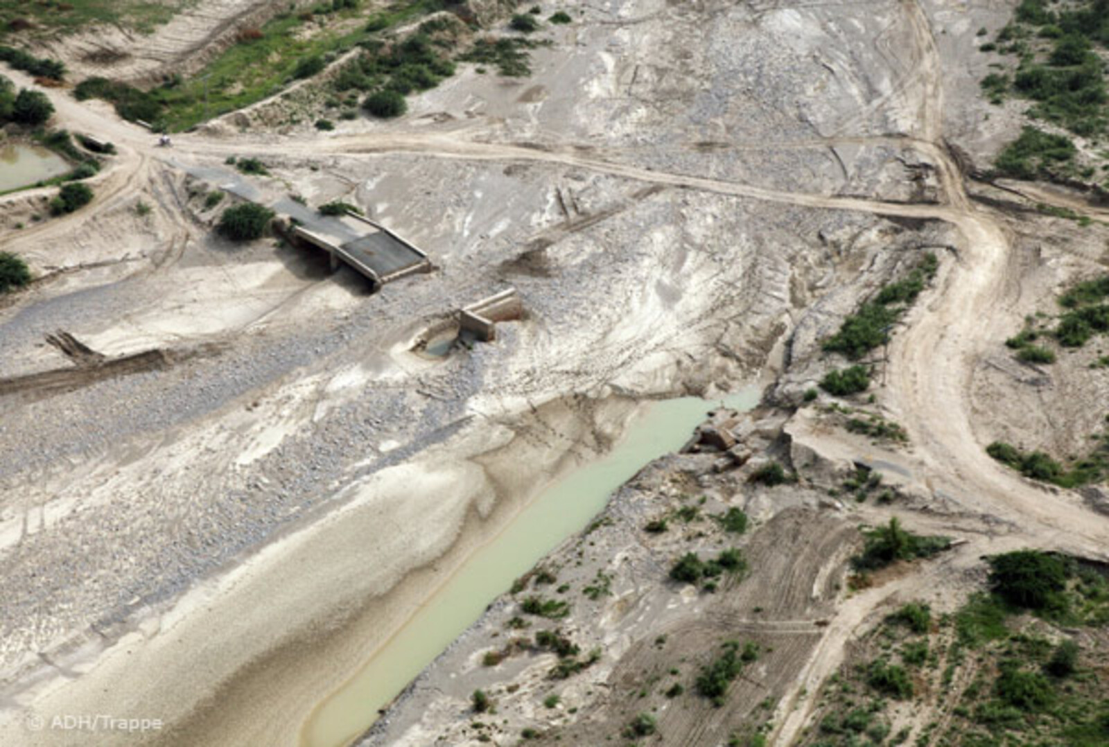 Flut Pakistan: Blick auf überflutete Gebiete im Süden am 31.08.2010