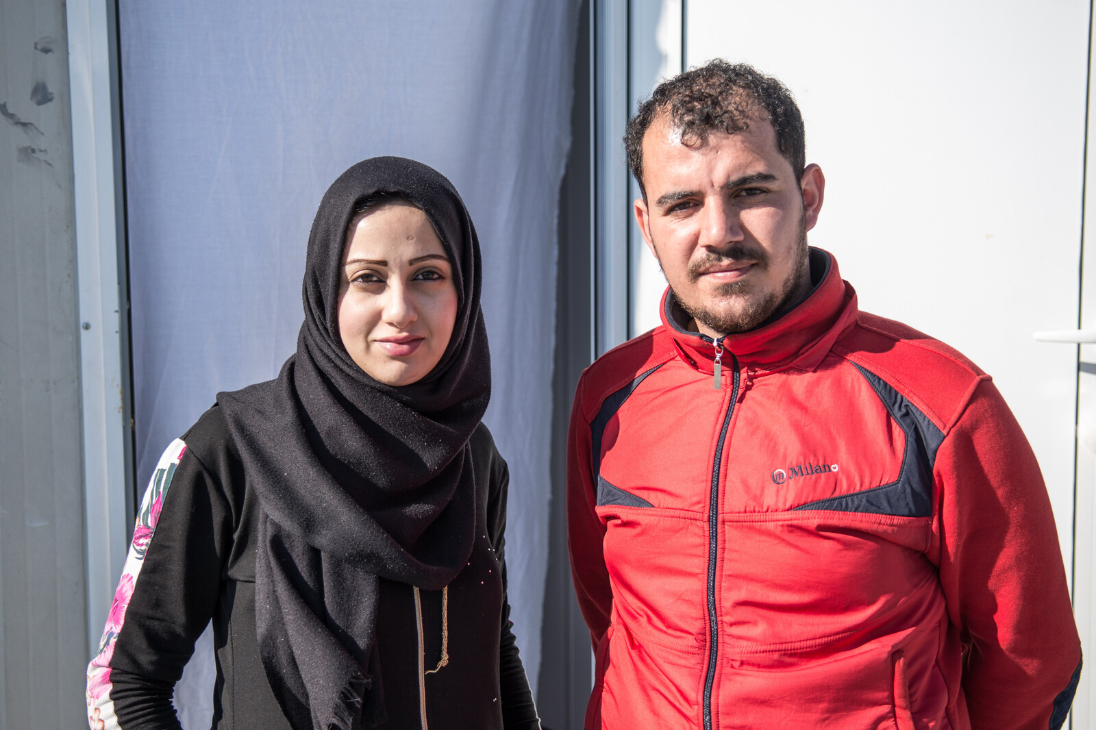 Das Paar Marwa und Odey sah keinen anderen Ausweg als die Flucht aus Syrien