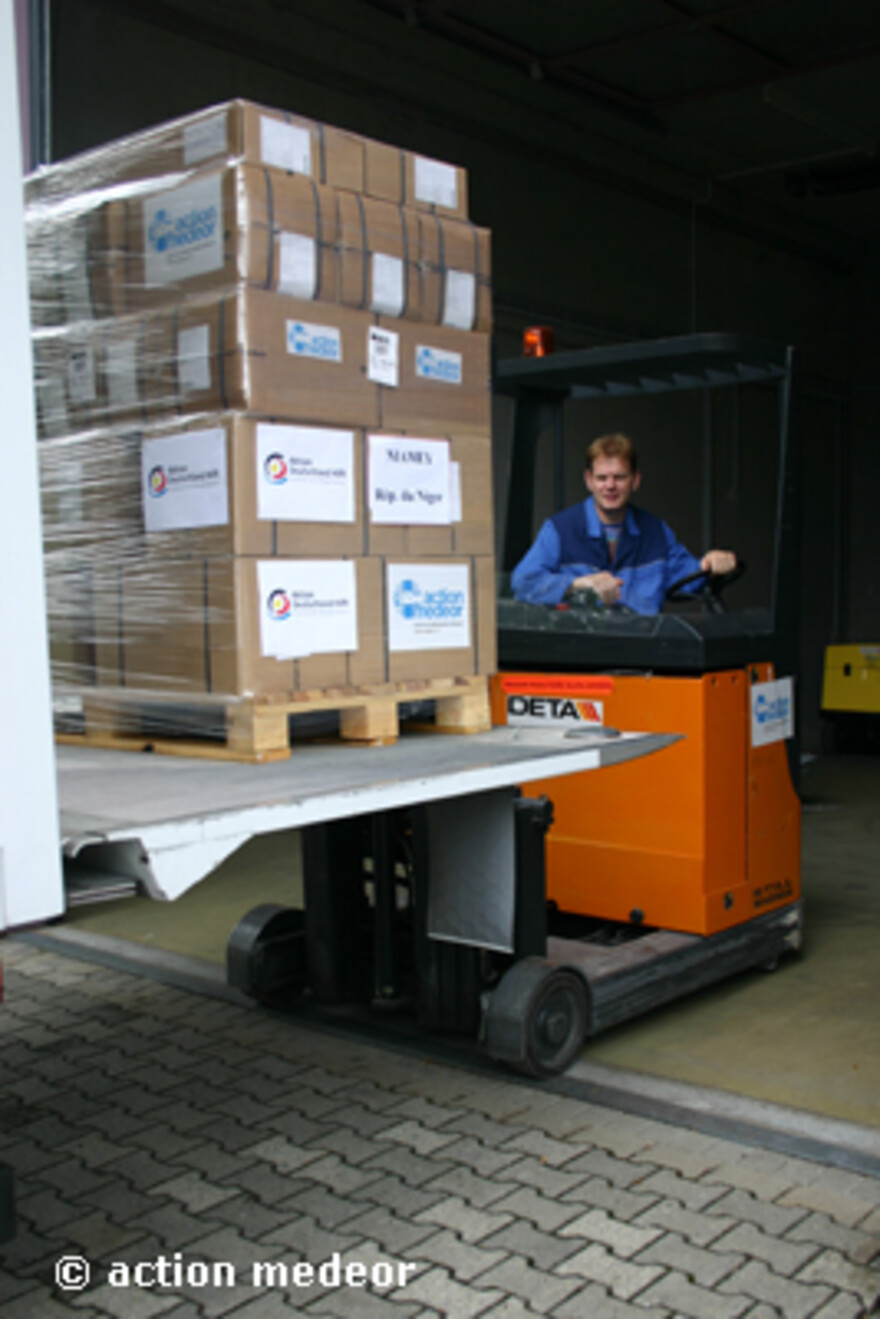 Verladen von Medikamenten