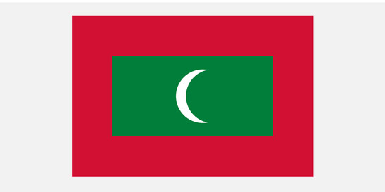 Flagge der Malediven