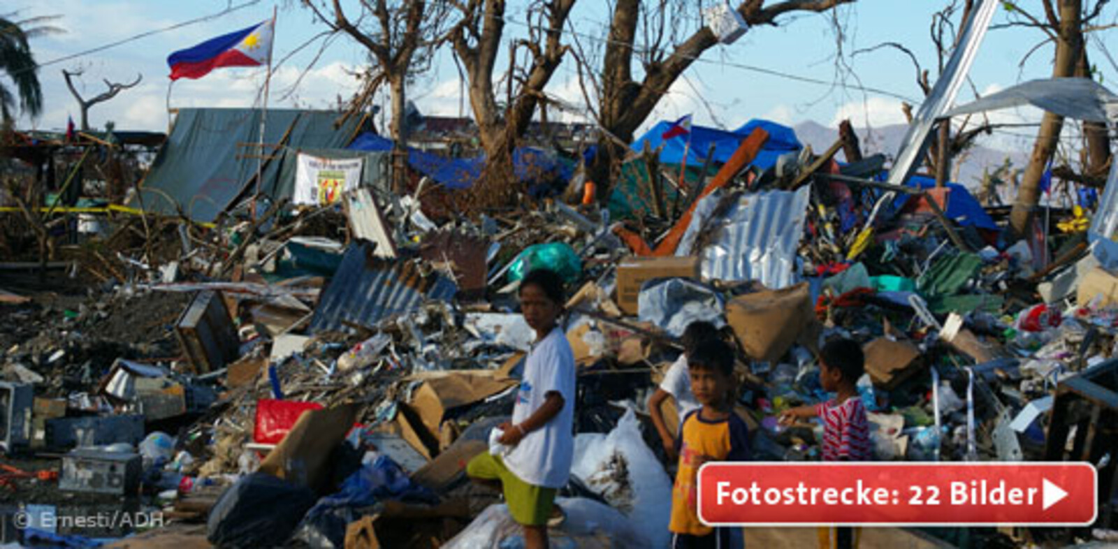 Kinder in Tacloban
