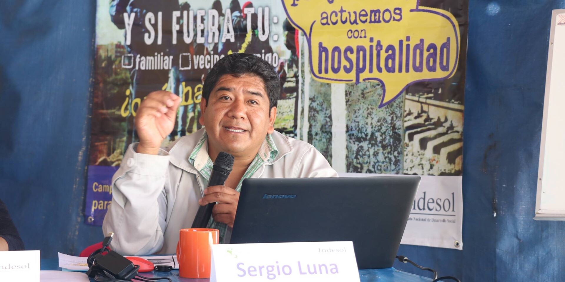 Sergio Luna, Direktor der Herberge für Geflüchtete in Mexiko