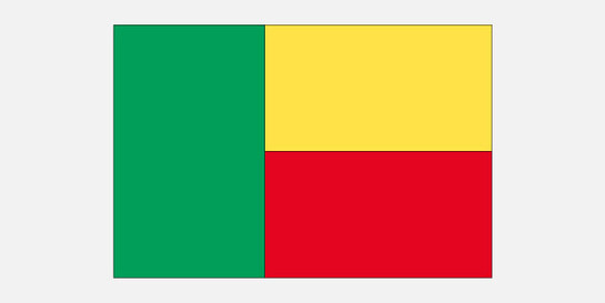 Flagge von Benin