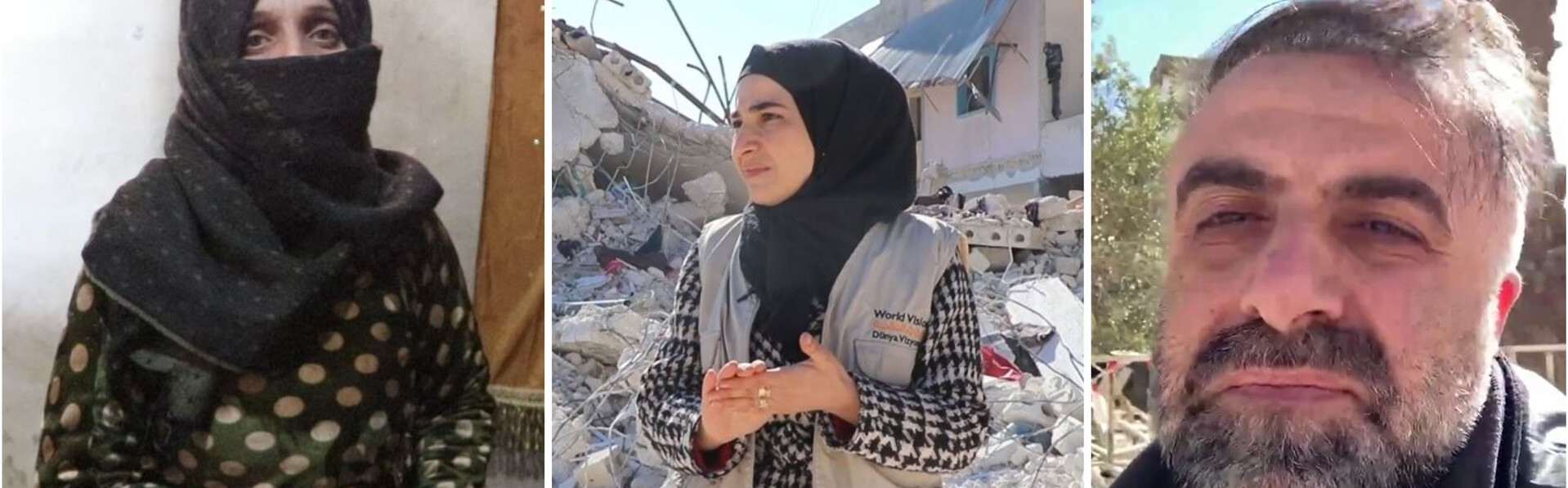 Betroffene und Helfer:innen aus Syrien berichten darüber, wie sie die Beben erlebt haben