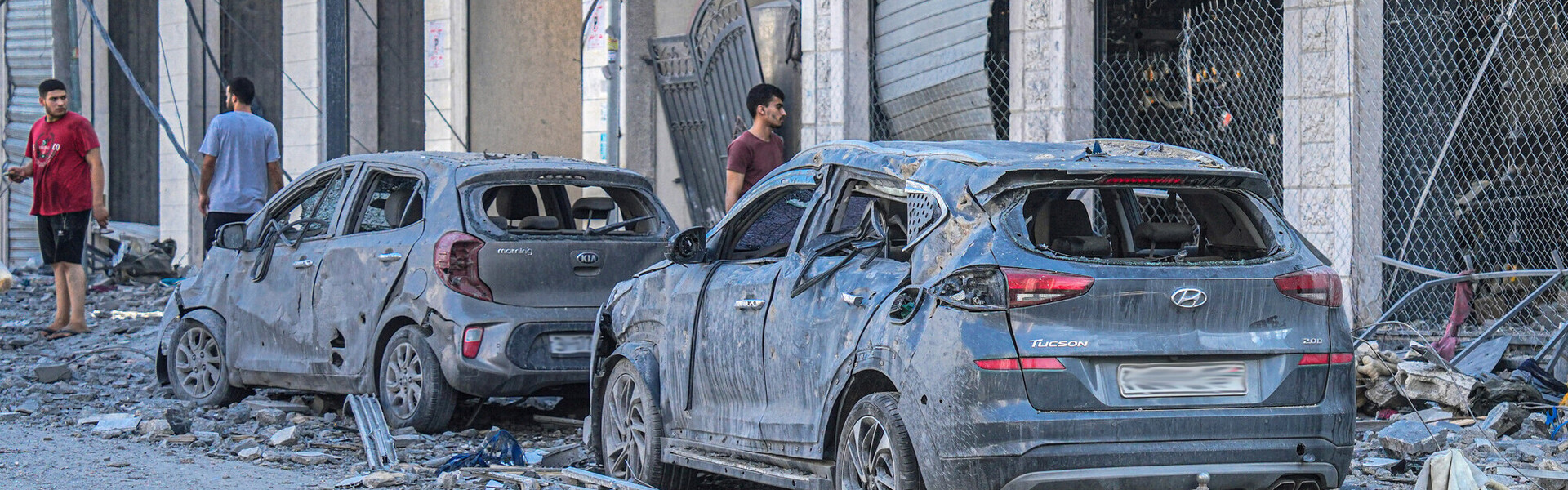 Zerstörung nach einem Luftangriff auf Gaza-Stadt 