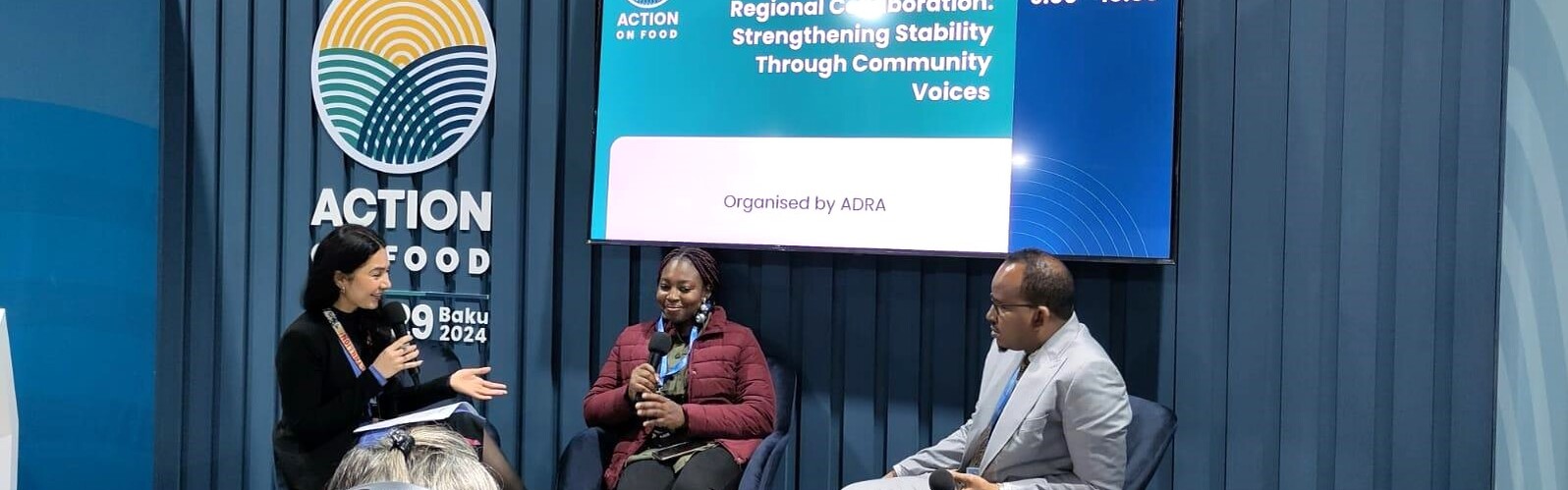 Panel von ADRA auf der COP29 (Symbolfoto) Panel von ADRA auf der COP29 (Symbolfoto)