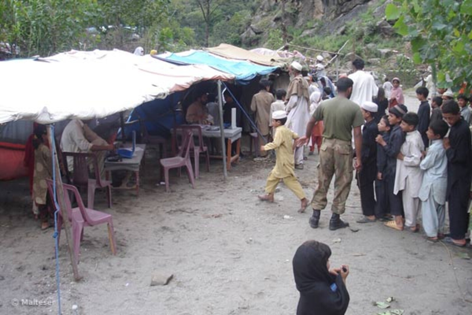 mobile-klinik Flut Pakistan: