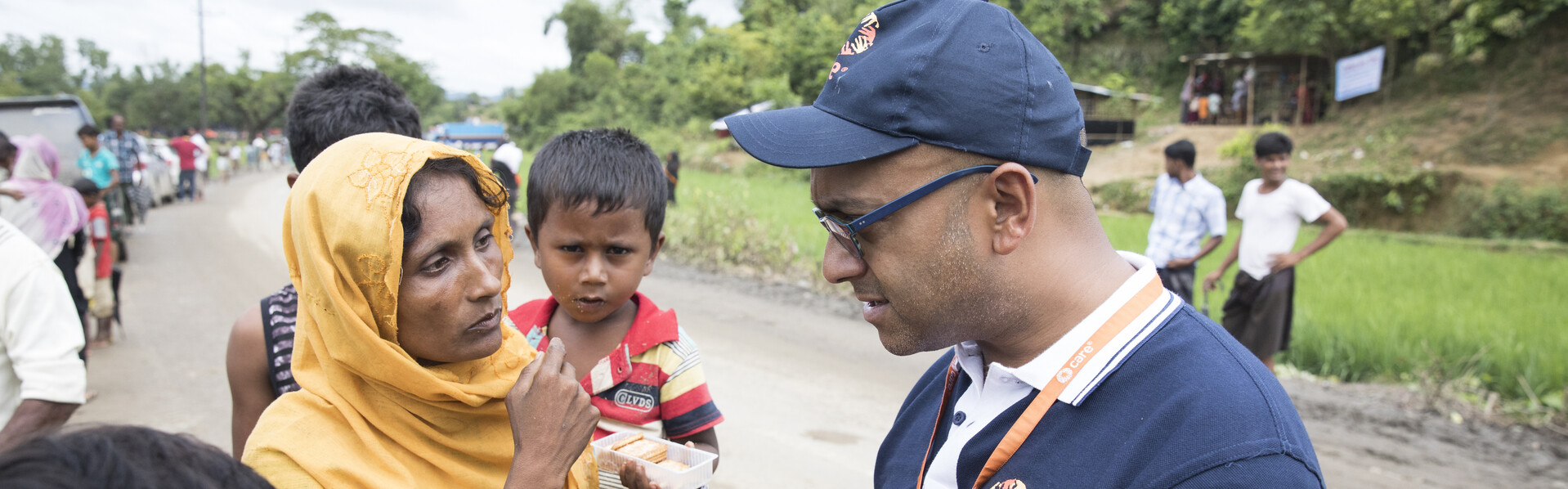 Rohingya in einem Flüchtlingscamp in Bangladesch