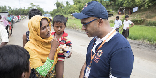 Rohingya in einem Flüchtlingscamp in Bangladesch
