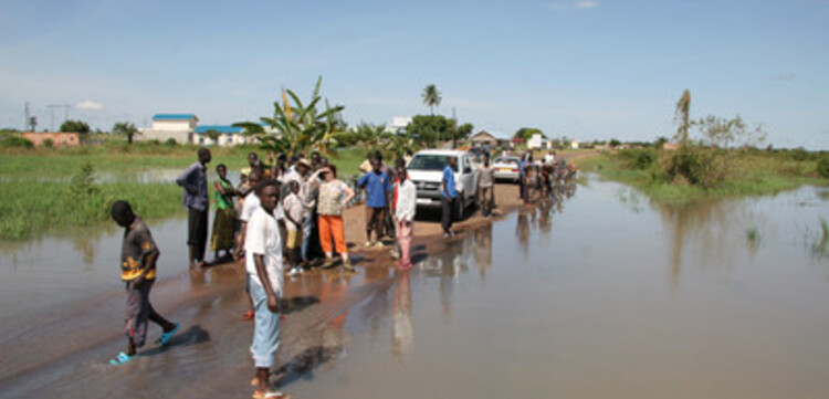 Flut Afrika: Das Ende der Straße nach Amuria