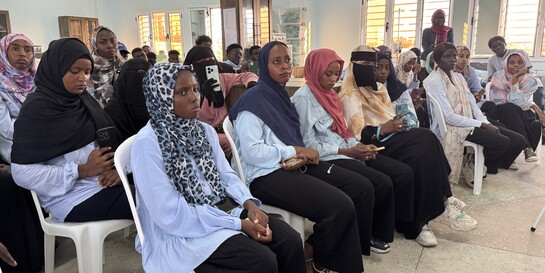 Eine Gruppe von Frauen bei einer medizinischen Schulung im Sudan (Symbolbild)