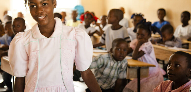 Nach dem Erdbeben: Unterricht in Haiti