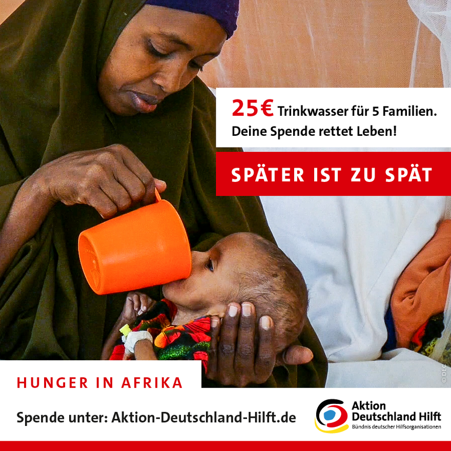 Gemeinsam gegen den Hunger: Bündnisse rufen zu Spenden auf Gemeinsam gegen den Hunger: Bündnisse rufen zu Spenden auf