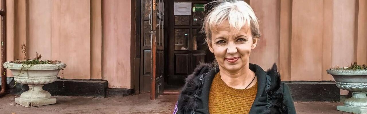 Schulleiterin Lilija Filenko in der Ukraine ist froh über Corona-Schutzmaßnahmen