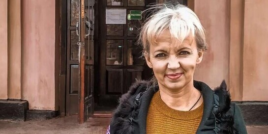 Schulleiterin Lilija Filenko in der Ukraine ist froh über Corona-Schutzmaßnahmen