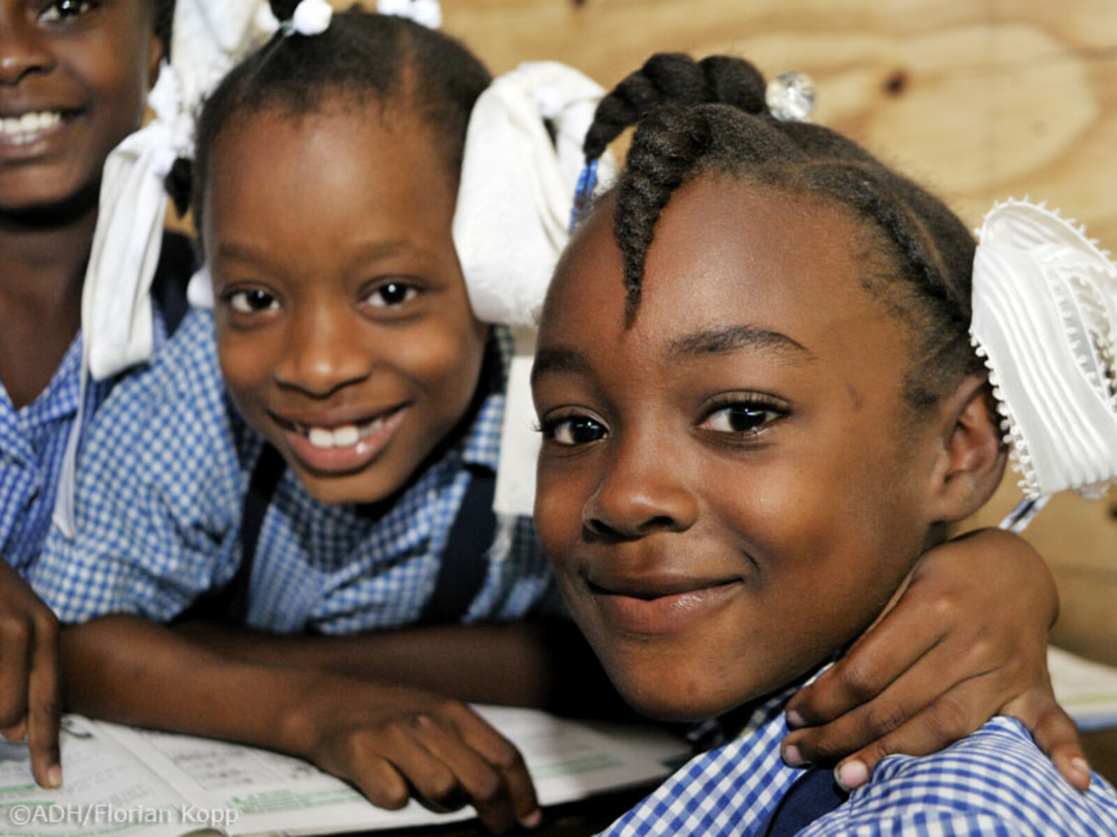 Nach dem Erdbeben in Haiti: Mädchen in der Schule