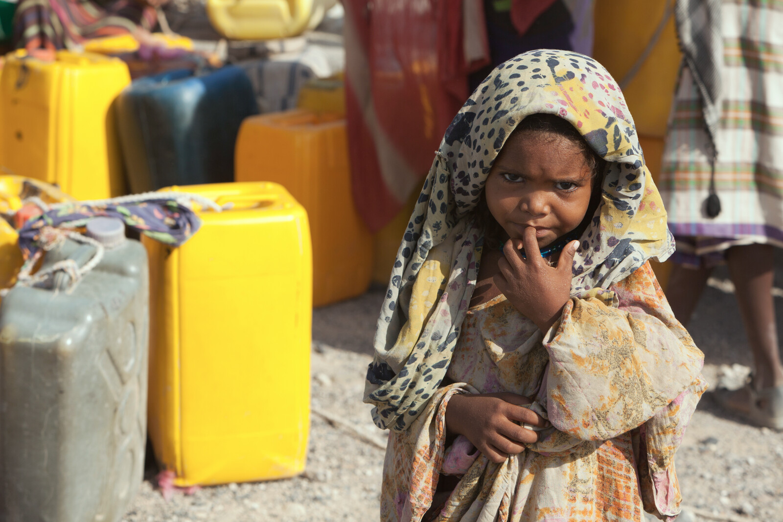 Ein Kind in Äthiopien, wo die Auswirkungen des Klimawandels immer sichtbarer werden. 