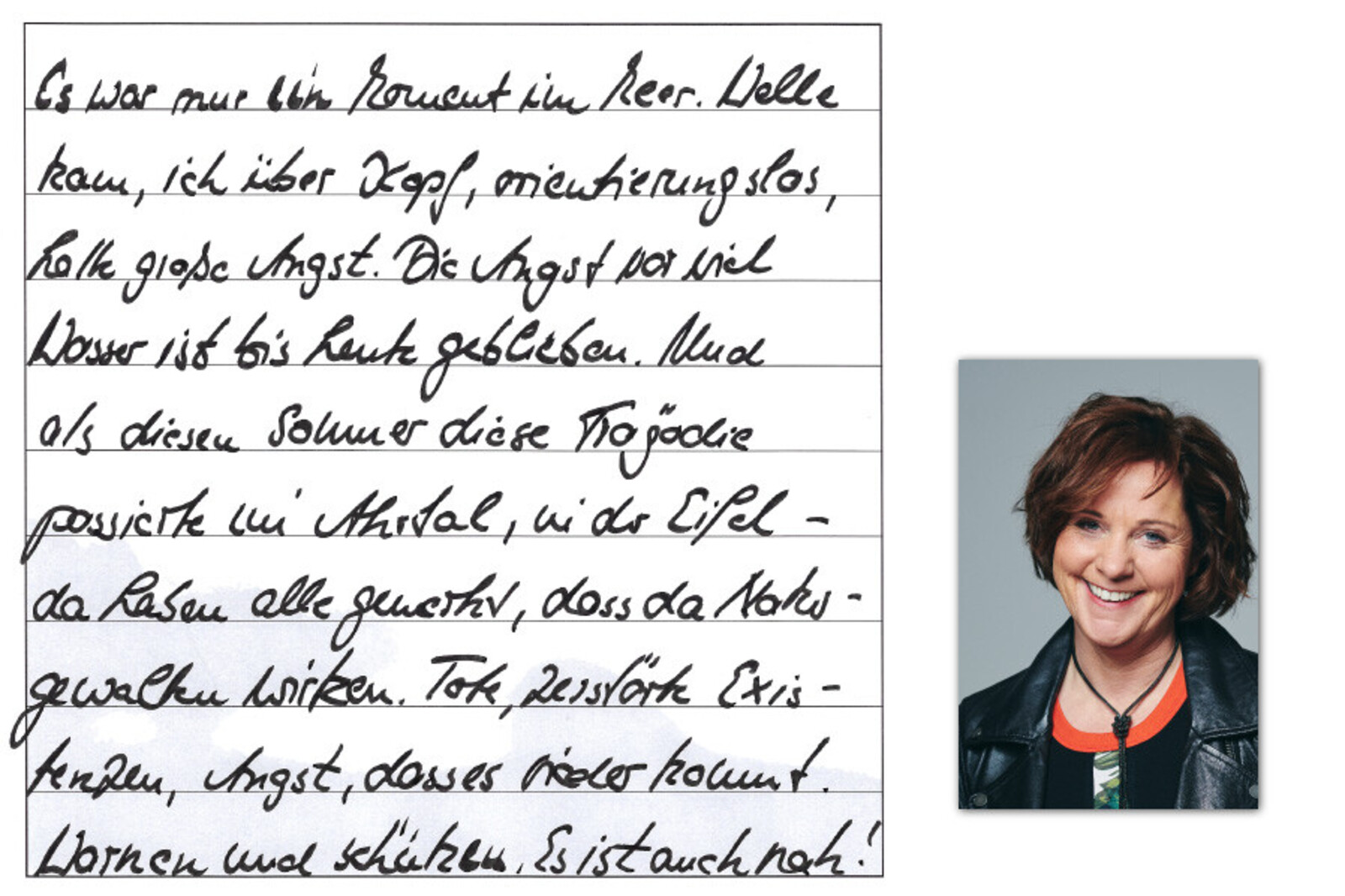 Moderatorin Steffi Neu hat beim Kunstwerk mitgewirkt Moderatorin Steffi Neu hat beim Kunstwerk mitgewirkt