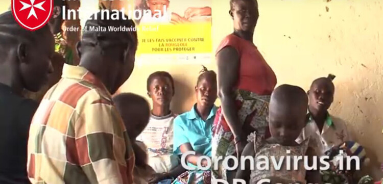 Screenshot aus einem Video, das über Corona aufklärt Screenshot aus einem Video, das über Corona aufklärt