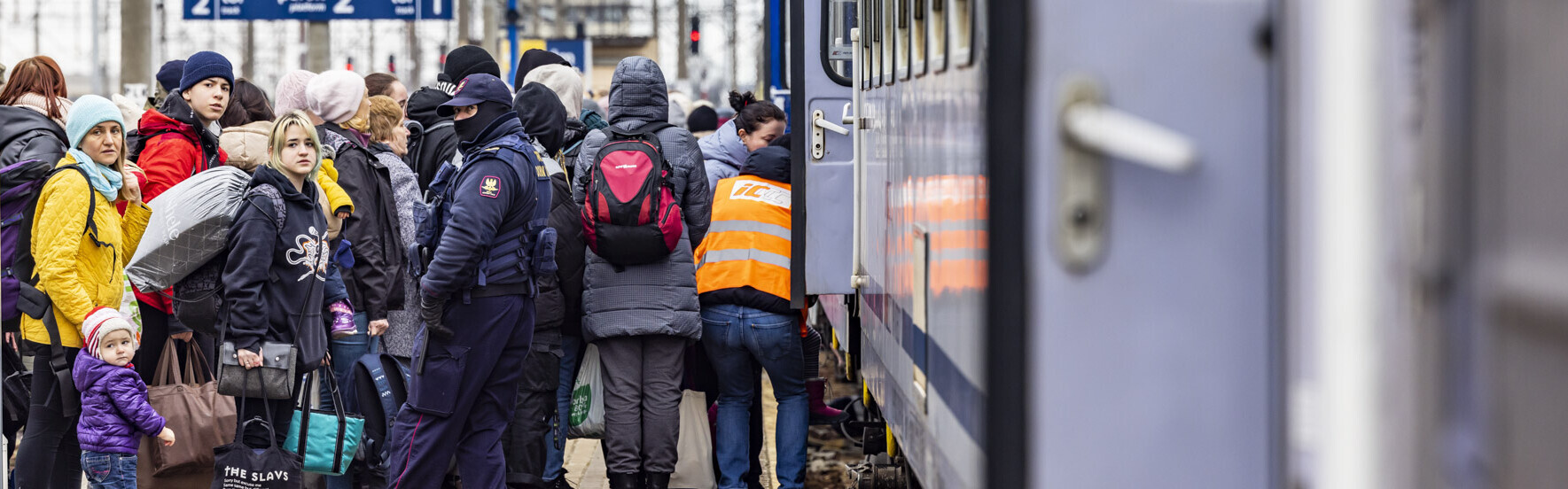Frauen und Kinder aus der Ukraine