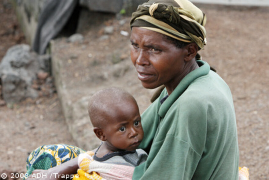 Kongo: Mutter mit Baby, Virunga Hospital Goma