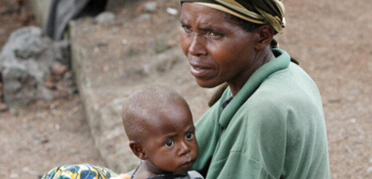 Kongo: Mutter mit Baby, Virunga Hospital Goma