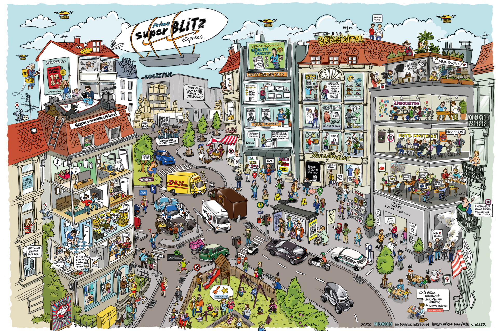 Dieses Wimmelbild enthält die Logos aller mitwirkenden Unternehmen Dieses Wimmelbild enthält die Logos aller mitwirkenden Unternehmen