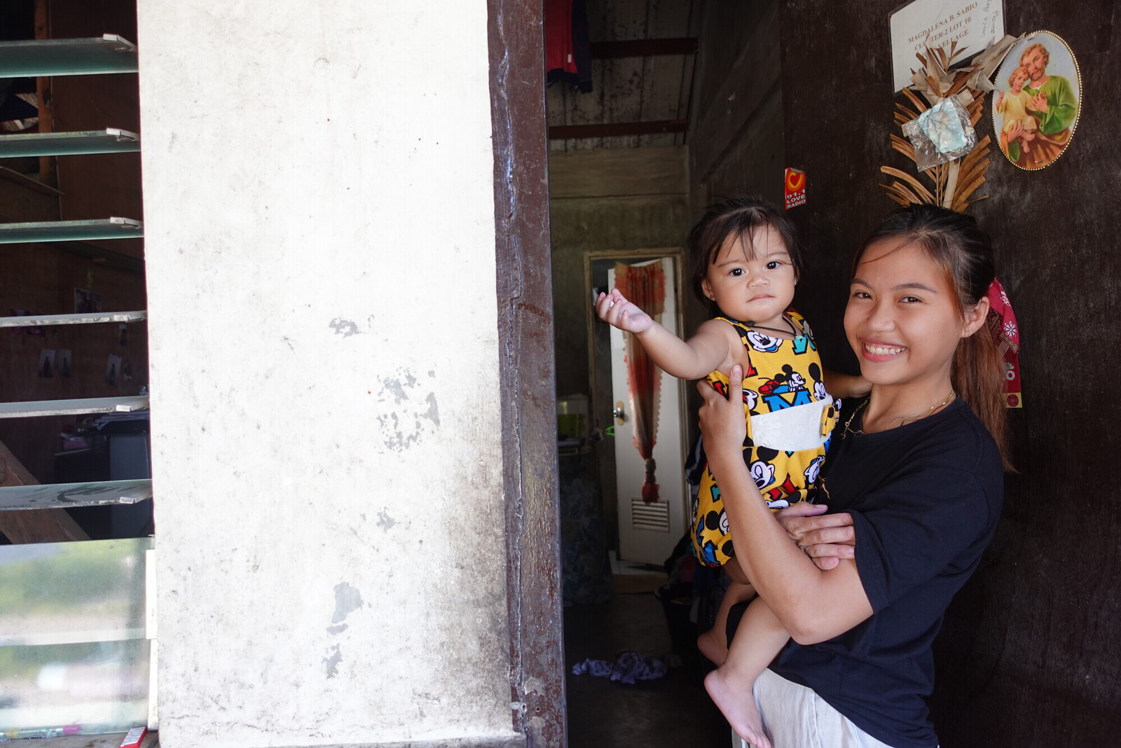 Mutter und Kind auf den Philippinen