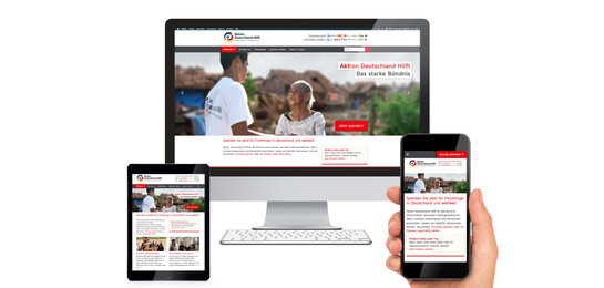Unsere Website in neum Gewand und optimiert für mobile Endgeräte