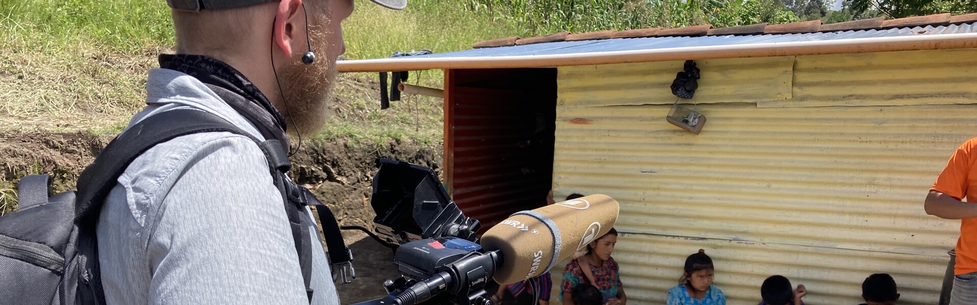 Ein Fernsehteam in Guatemala