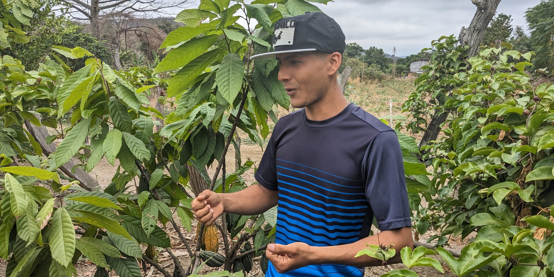 Juan sorgt mit seiner Farm in Ecuador für sich, seine Gemeinde und für die Umwelt