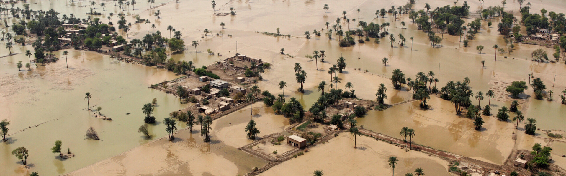 Heftige Regenfälle haben in Teilen Pakistans ganze Landstriche überschwemmt (Archivbild)