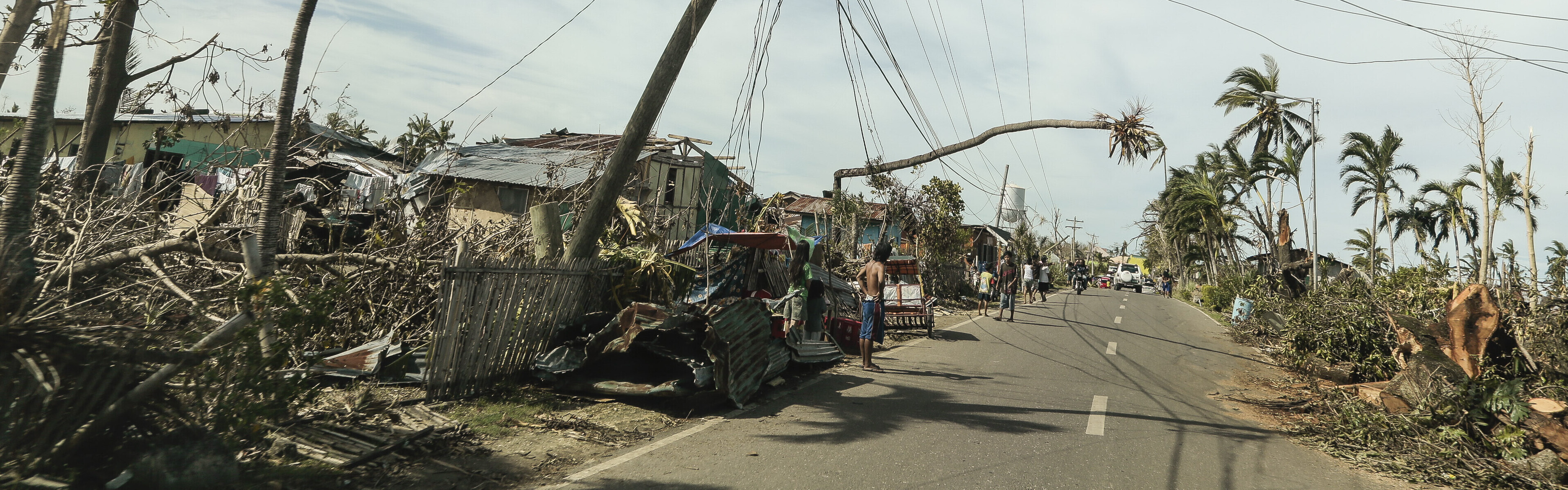 Taifun Haiyan hinterließ auf den Philippinen 2013 Zerstörung