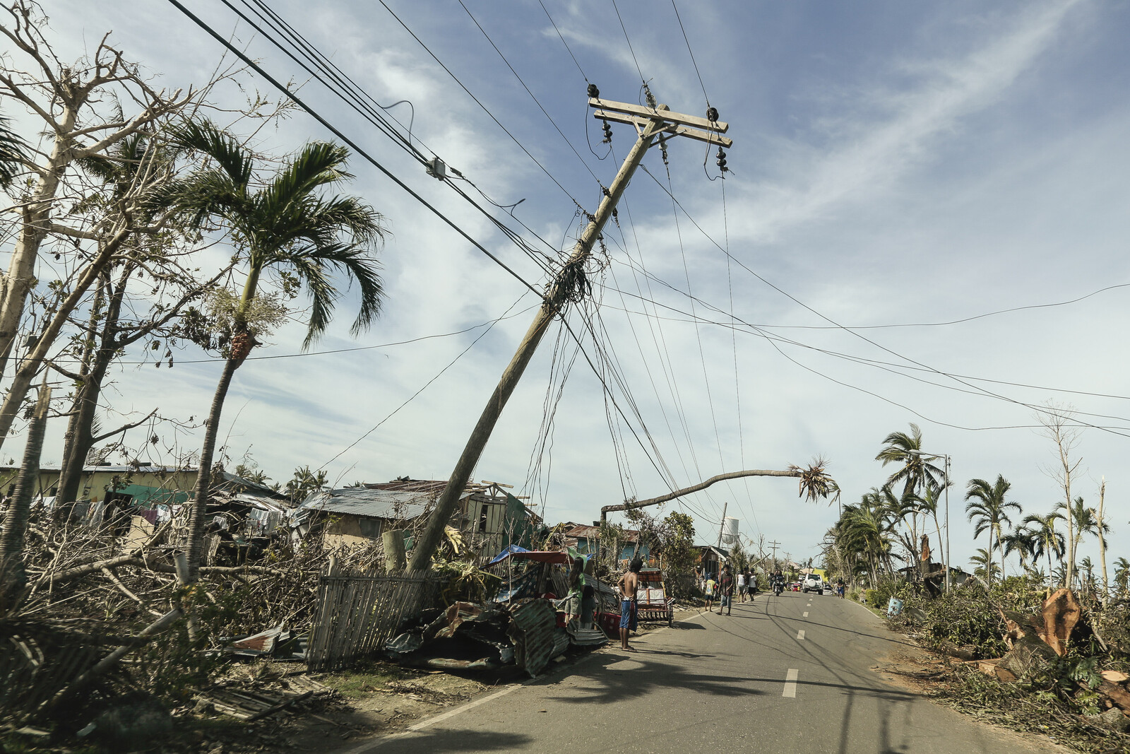 Taifun Haiyan hinterließ auf den Philippinen 2013 Zerstörung