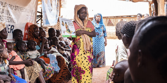 Mitarbeiterin der Johanniter in Gesundheitsprojekt im Südsudan