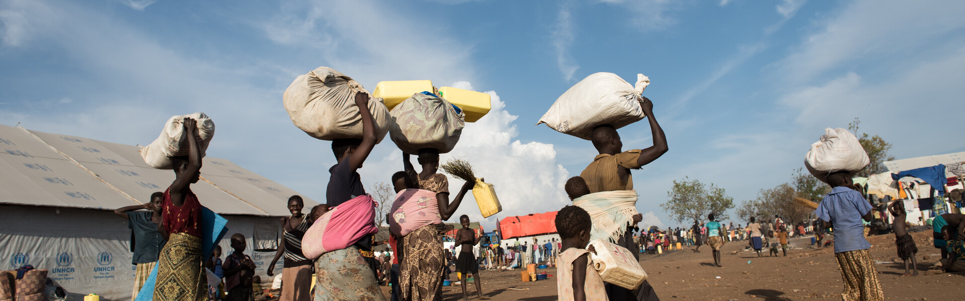 Flüchtlinge in Uganda, wo unter anderem Flüchtlinge aus Ruanda Zuflucht fanden