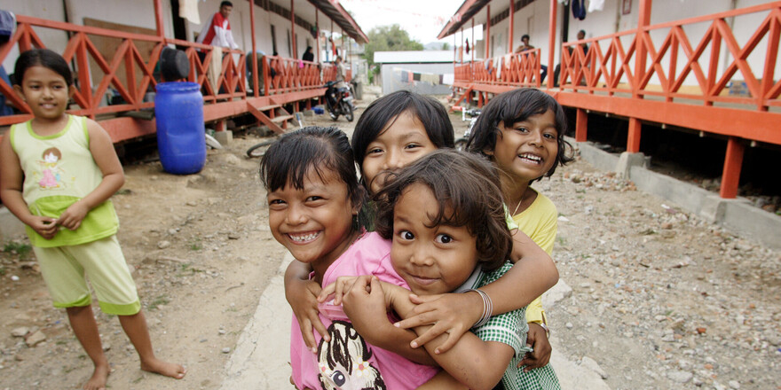 Kinder in Indonesien, einem Land in Asien Kinder in Indonesien, einem Land in Asien