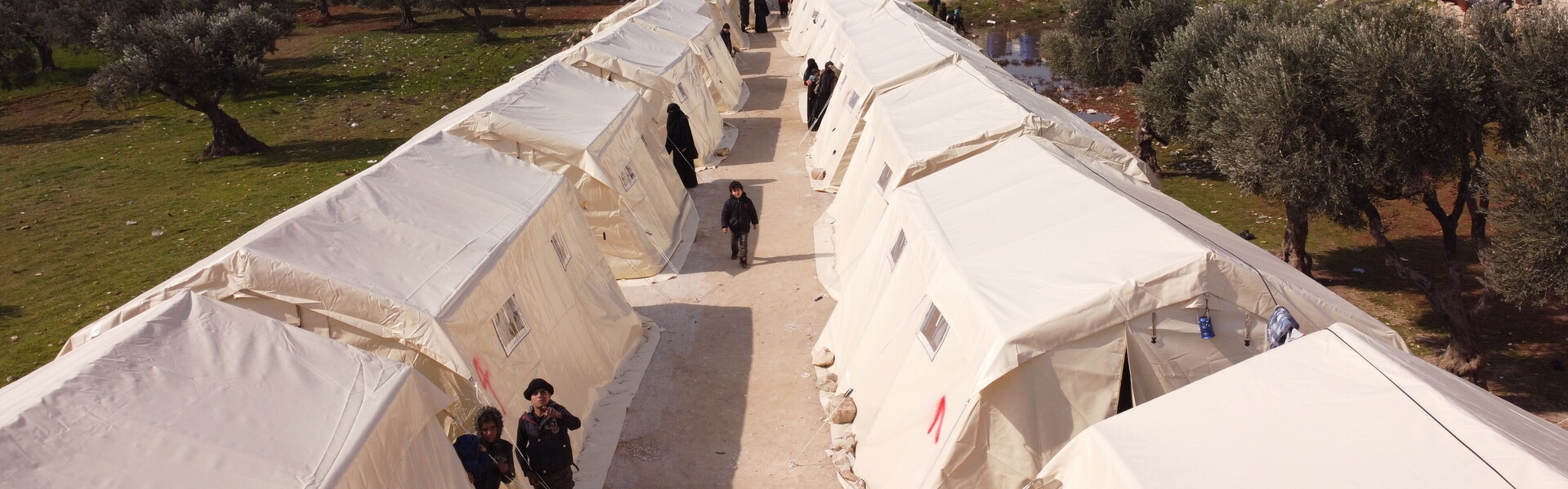 Flüchtlingsunterkünfte in Syrien