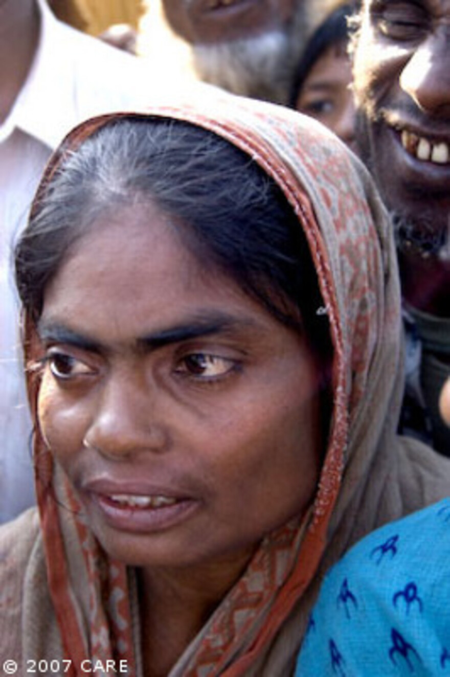 Zyklon Bangladesch: Portrait einer Frau