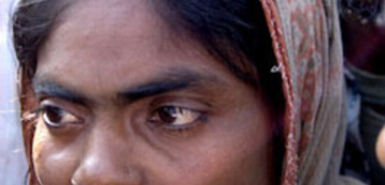 Zyklon Bangladesch: Portrait einer Frau