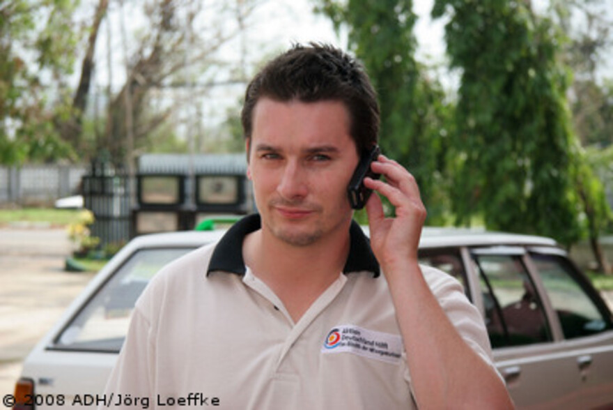 Zyklon in Birma: ADH-Nothilfekoordinator Moritz Wohlrab in Rangun