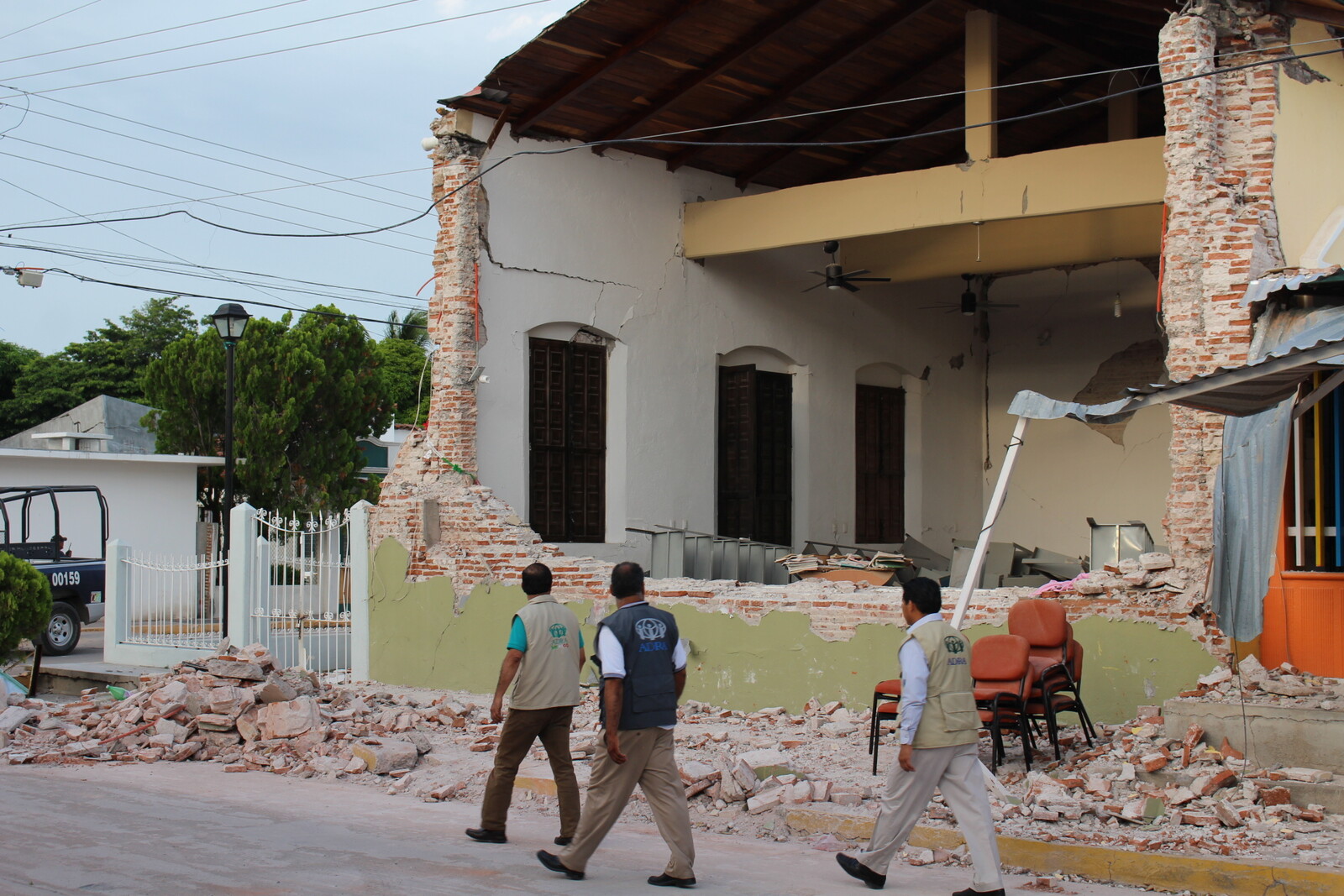 Bestandsaufnahme nach dem ersten Beben in Mexiko vor zwei Wochen